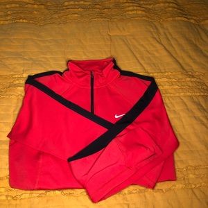 Nike small running dri fit quarter zip